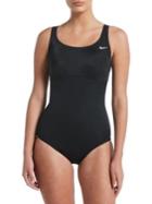 Nike Solid Epic Racerback One Piece Swimsuit