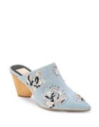 Dolce Vita Asia Embroidered Mules