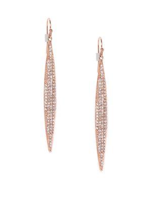 Vince Camuto Pave Crystal Spear Drop Earrings