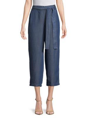 Lord & Taylor Cropped Wide Leg Pants