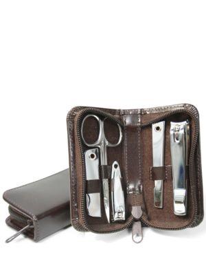 Royce New York Leather Mini Manicure Kit