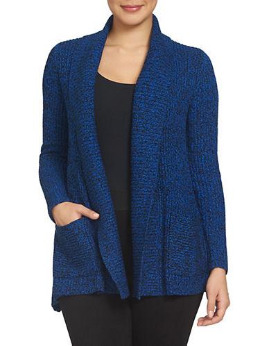 Chaus Solid Open-front Cardigan