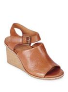 Gentle Souls By Kenneth Cole Gerry Leather Wedge Sandals