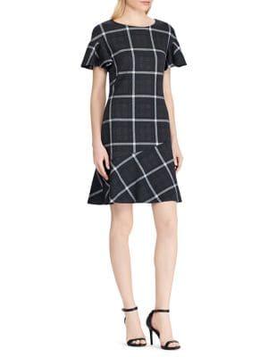 Lauren Ralph Lauren Petite Plaid Fit-&-flare Dress