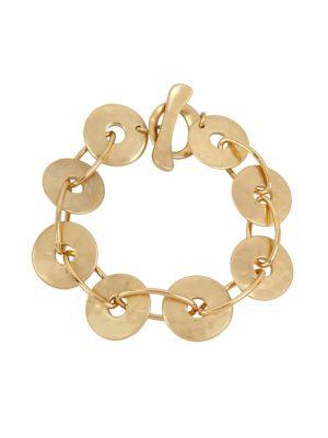 Lord Taylor Moonrise Crystal Disc Link Bracelet