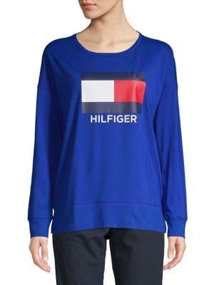 Tommy Hilfiger Performance Logo Crewneck Sweatshirt