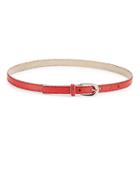 Fashion Focus Bead-accented Faux Leather Belt