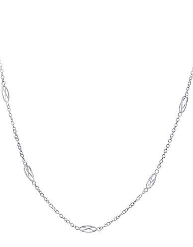 Lord & Taylor Sterling Silver Curb Chain Necklace