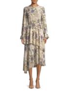 Astr The Label Mona Floral Midi Dress