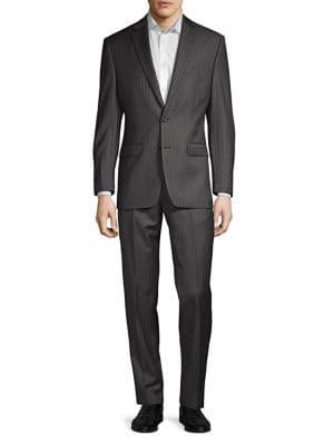 Lauren Ralph Lauren Classic-fit Striped Wool Suit