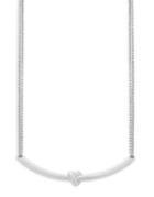 Kenneth Cole New York Silver Items Knotted Bar Pendant Necklace