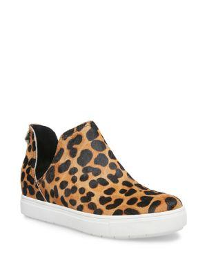 Steve Madden Caprice Calf Hair Leopard Sneakers