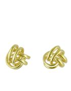 Lord & Taylor 14 Kt. Yellow Gold Polished Love Knot Earrings