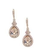 Givenchy Crystal Pave Pear Drop Earrings