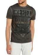 Buffalo David Bitton Tassi Embellished Cotton Tee
