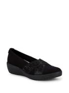 Anne Klein Yadra Embellished Elastic Loafers