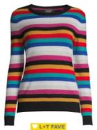 Lord & Taylor Ribbed Cashmere Sweater