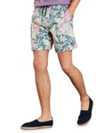 Brooks Brothers Red Fleece Floral Swim Shorts