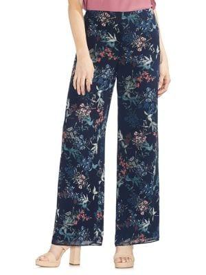 Vince Camuto Sapphire Bloom Heirloom Wide-legs Pants