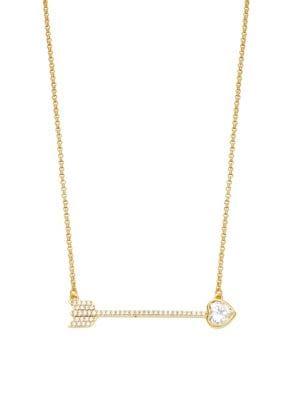 Kate Spade New York Romantic Rocks Arrow Pendant Necklace
