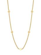 Dogeared Multi-disc Long Goldplated Necklace