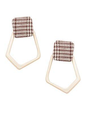 Design Lab Geometric Drop Earrings