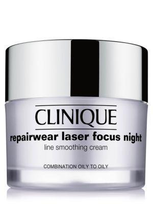 Clinique Repairwear Laser Focus Night Line Smoothing Cream - Combination Oily To Oily/1.7 Oz.