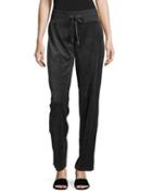 Calvin Klein Velour Wide Leg Pants