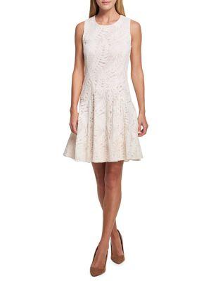 Tommy Hilfiger Palm Spring Lace Fit-and-flare Dress
