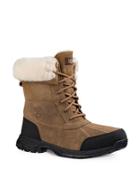Ugg Butte Bomber Leather And Suede Waterproof Boots