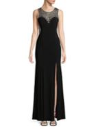Betsy & Adam Bead-embellished Gown