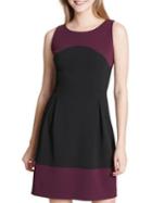 Tommy Hilfiger Scuba Crepe Colorblock Fit-and-flare Dress