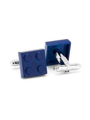 Cufflinks, Inc. Blue Building Block Cufflinks