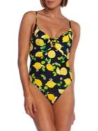 Trina Turk Lemon Love Printed 1-piece Swimsuit
