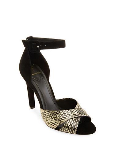 B Brian Atwood Tied Contrast Pumps