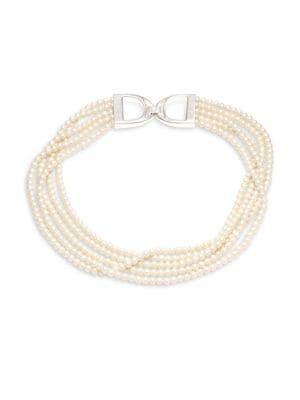 Ralph Lauren Faux Pearl Multi-row Necklace