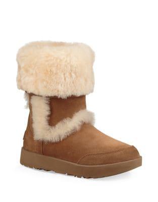Ugg Sundance Waterproof Suede Mid-calf Boots