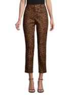 Lord & Taylor Kelly Leopard Printed Pants