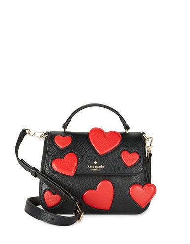 Kate Spade New York Small Alexya Heart Leather Satchel