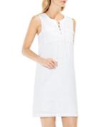 Two By Vince Camuto Sleeveless Lace-up Linen Dress