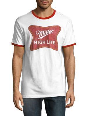 Lucky Brand Miller High Life Graphic Cotton Tee