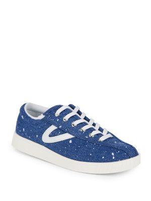 Tretorn Nylite Plus Splatter Denim Sneakers