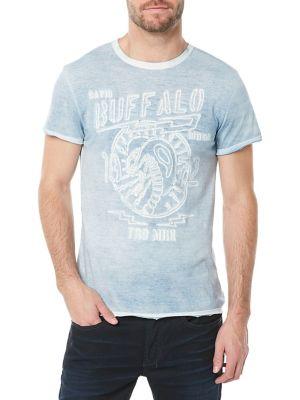 Buffalo David Bitton Monday Turing Graphic Crewneck Cotton Tee