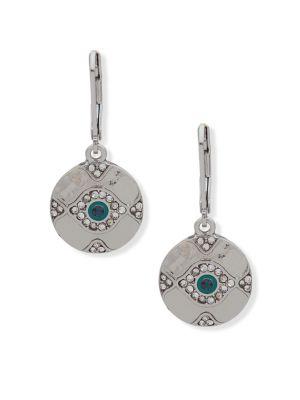 Lonna & Lilly Crystal Evil Eye Drop Earrings
