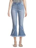 Design Lab Tulip Hem Flared Jeans