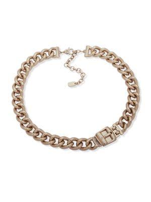 Ralph Lauren Crystal Link Collar Necklace