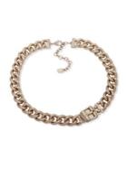 Ralph Lauren Crystal Link Collar Necklace