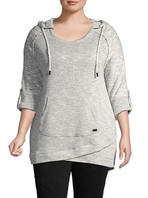 Marc New York Performance Plus Textured Kangaroo Sweater
