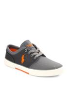 Polo Ralph Lauren Colorblocked Lace-up Canvas Sneakers