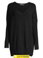 French Connection Vhari Ribbed-sleeve Sweater